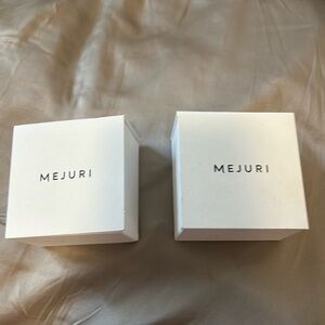 TWO Mejuri Jewelry box